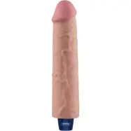 LoveToy: Real Softee, Silicone Vibrating Dildo, 24 cm