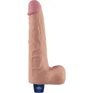 LoveToy: Real Softee, Silicone Vibrating Dildo, 25.5 cm