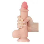 Lovetoy Sliding Skin Dual Layer Dildo 20 cm