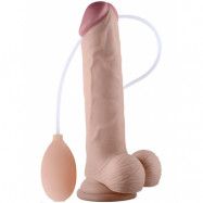 LoveToy: Soft Ejaculation Cock with Balls, 23 cm