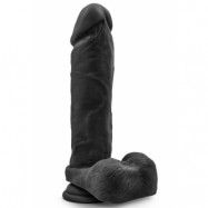 Massive Dual Density Black Dildo 21 cm