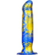 Metallic Fantasy Dildo Marbex Blue/Gold 19 cm