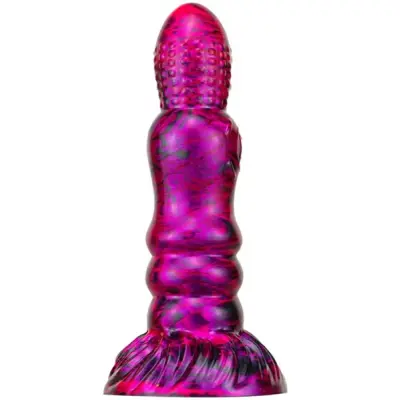 Metallic Fantasy Dildo Peern Purple/Black 19,5 cm