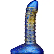 Metallic Fantasy Dildo Saperli Blue/Gold 19 cm