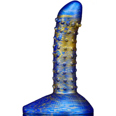 Metallic Fantasy Dildo Saperli Blue/Gold 19 cm