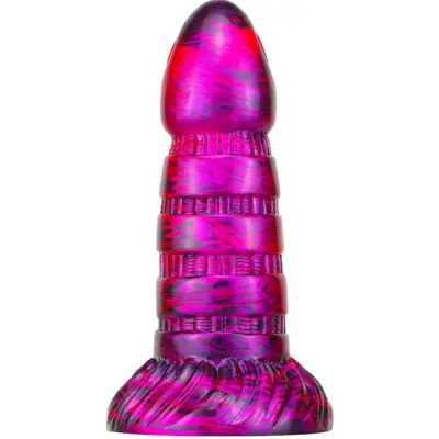 Metallic Fantasy Dildo Torff Purple/Black 19cm