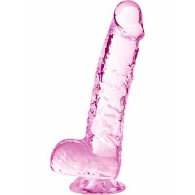 Naturally Yours: Crystalline Dildo, 15 cm, rosa