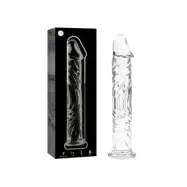 Nebula Series By Ibiza Model 12 Dildo Borosilicate Glass Clear 17 Cm -O- 3.5 Cm
