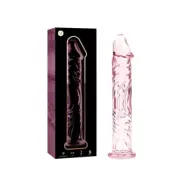 Nebula Series By Ibiza Model 12 Dildo Borosilicate Glass Pink 17 Cm -O- 3.5 Cm