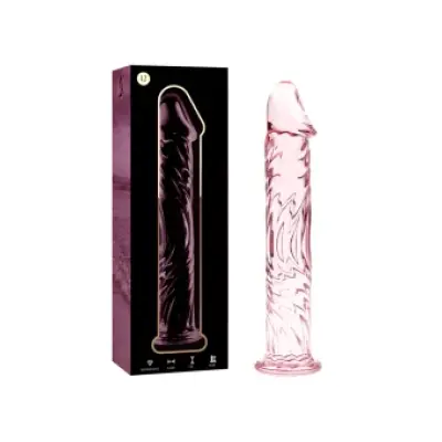 Nebula Series By Ibiza Model 12 Dildo Borosilicate Glass Pink 17 Cm -O- 3.5 Cm