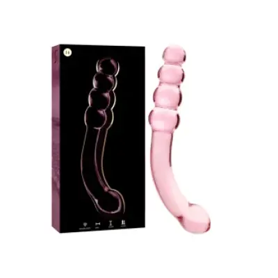 Nebula Series By Ibiza Model 14 Dildo Borosilicate Glass Pink 18.5 Cm -O- 3 Cm