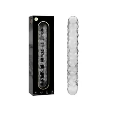 Nebula Series By Ibiza Model 15 Dildo Borosilicate Glass Clear 18.5 Cm -O- 3 Cm