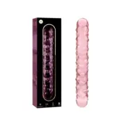 Nebula Series By Ibiza Model 15 Dildo Borosilicate Glass Pink 18.5 Cm -O- 3 Cm