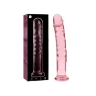 Nebula Series By Ibiza Model 16 Dildo Borosilicate Glass Pink 18.5 Cm -O- 3 Cm