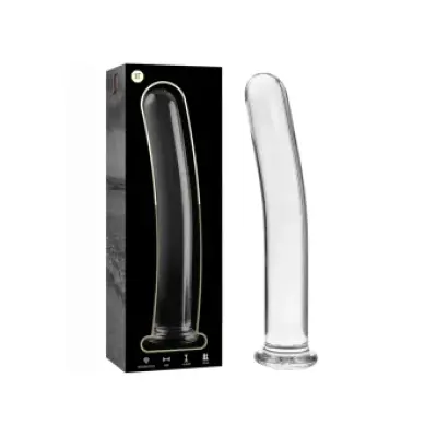 Nebula Series By Ibiza Model 17 Dildo Borosilicate Glass Clear 18.5 Cm -O- 3 Cm