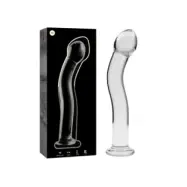 Nebula Series By Ibiza Model 18 Dildo Borosilicate Glass Clear 18.5 Cm -O- 3.5 Cm