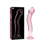 Nebula Series By Ibiza Model 18 Dildo Borosilicate Glass Pink 18.5 Cm -O- 3.5 Cm