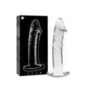 Nebula Series By Ibiza Model 19 Dildo Borosilicate Glass Clear 18.5 Cm -O- 4 Cm