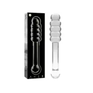 Nebula Series By Ibiza Model 20 Dildo Borosilicate Glass Clear 20.5 Cm -O- 3 Cm