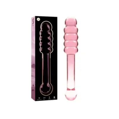 Nebula Series By Ibiza Model 20 Dildo Borosilicate Glass Pink 20.5 Cm -O- 3 Cm