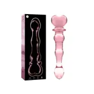 Nebula Series By Ibiza Model 21 Dildo Borosilicate Glass Pink 20.5 Cm -O- 3.5 Cm