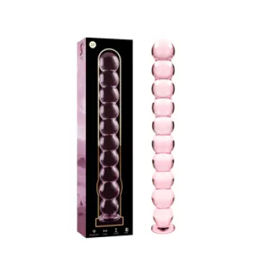 Nebula Series By Ibiza Model 22 Dildo Borosilicate Glass Pink 21.5 Cm -O- 2.5 Cm