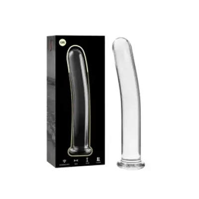 Nebula Series By Ibiza Model 8 Dildo Borosilicate Glass Clear 14.5 Cm -O- 2 Cm