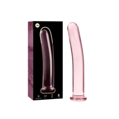 Nebula Series By Ibiza Model 8 Dildo Borosilicate Glass Pink 14.5 Cm -O- 2 Cm