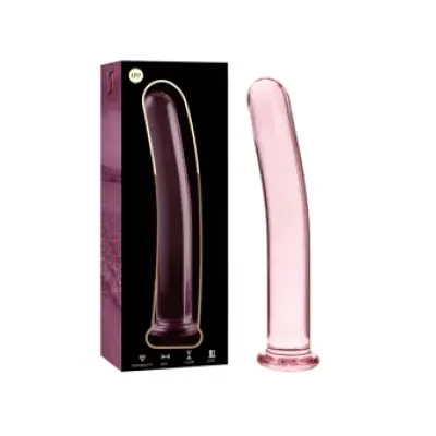 Nebula Series By Ibiza Model 9 Dildo Borosilicate Glass Pink 15.5 Cm -O- 2.5 Cm