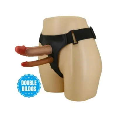 Pretty Love Keaven Harness Briefs Universal & Comfortable Double Dildo