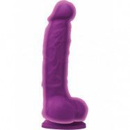 NSNovelties: Colours Dual Density Dildo, 18 cm, lila