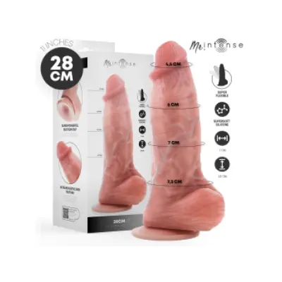 MR INTENSE - EXTRABIG SPENCER SILICONE DILDO 28 CM -Ã˜- 7.3 CM