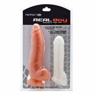 Perfect Fit - Real Boy Kit Light - set med Dildo + Penis överdrag