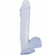 Pipedream Basix: Mega Dildo, 30 cm, transparent