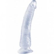 Pipedream Basix: Slim Seven Dildo, 20.5 cm, transparent