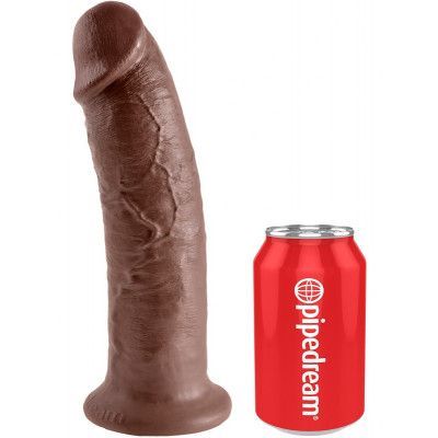 King Cock: Realistic Dildo, 27 cm, mörk