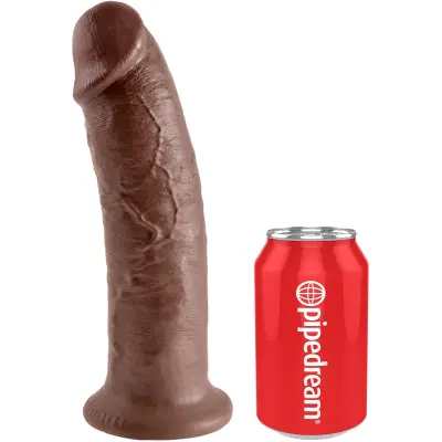 King Cock: Realistic Dildo, 27 cm, mörk