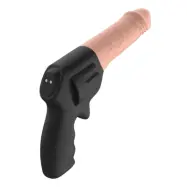 PowerShot Vibrating& Thrusting Dildo