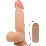 Pretty Love: Sliding Skin Dildo Vibrator, 22 cm