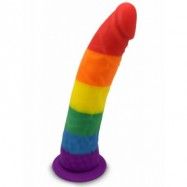 PrideDildo: Silicone Rainbow Dildo