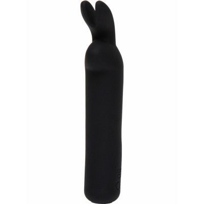 Happy Rabbit: Uppladdningsbar Bulletvibrator, svart