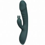 Amaysin Ribbed Rabbitvibrator - Green