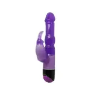 Baile Waves Of Pleasure Fantasy Vibrator With Lilac Rabbit 23 Cm