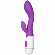 Baseks Curvy Rabbitvibrator för Nybörjare - Purple