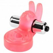 Baseks Vibrerande Rabbit Penisring - Rosa