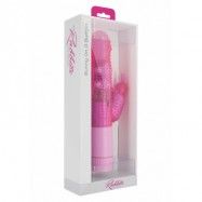 BUNNY OA BUDGET VIBRATOR W DOTS PINK - RABBIT