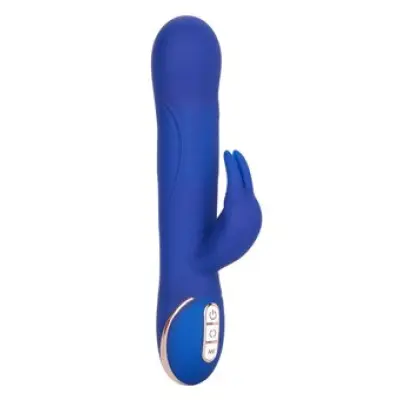 Calexotics Silicone Rotating Rabbit Blue