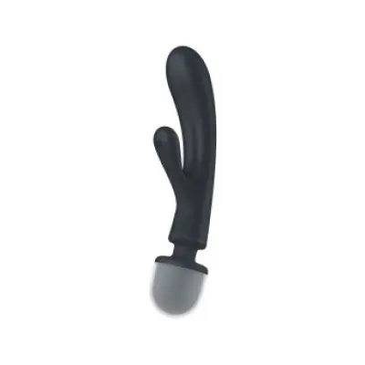 Satisfyer Triple Lover Rabbit Vibrator Massager Grey