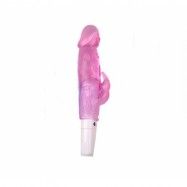 Clear Purple Mini Rabbit Vibrator