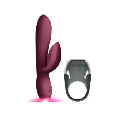 Climaximum Lamour Kit Rabbit Vibrator + Led Cock Ring